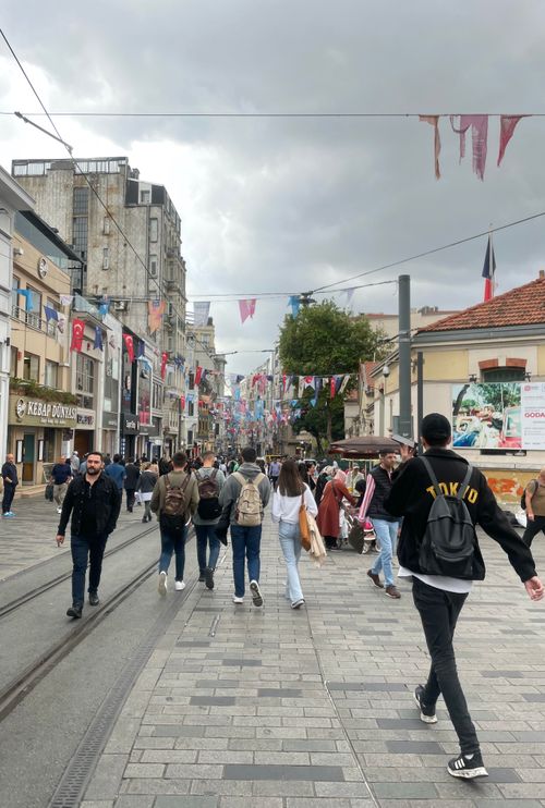 Free Street in Istanbul Stock Photo
