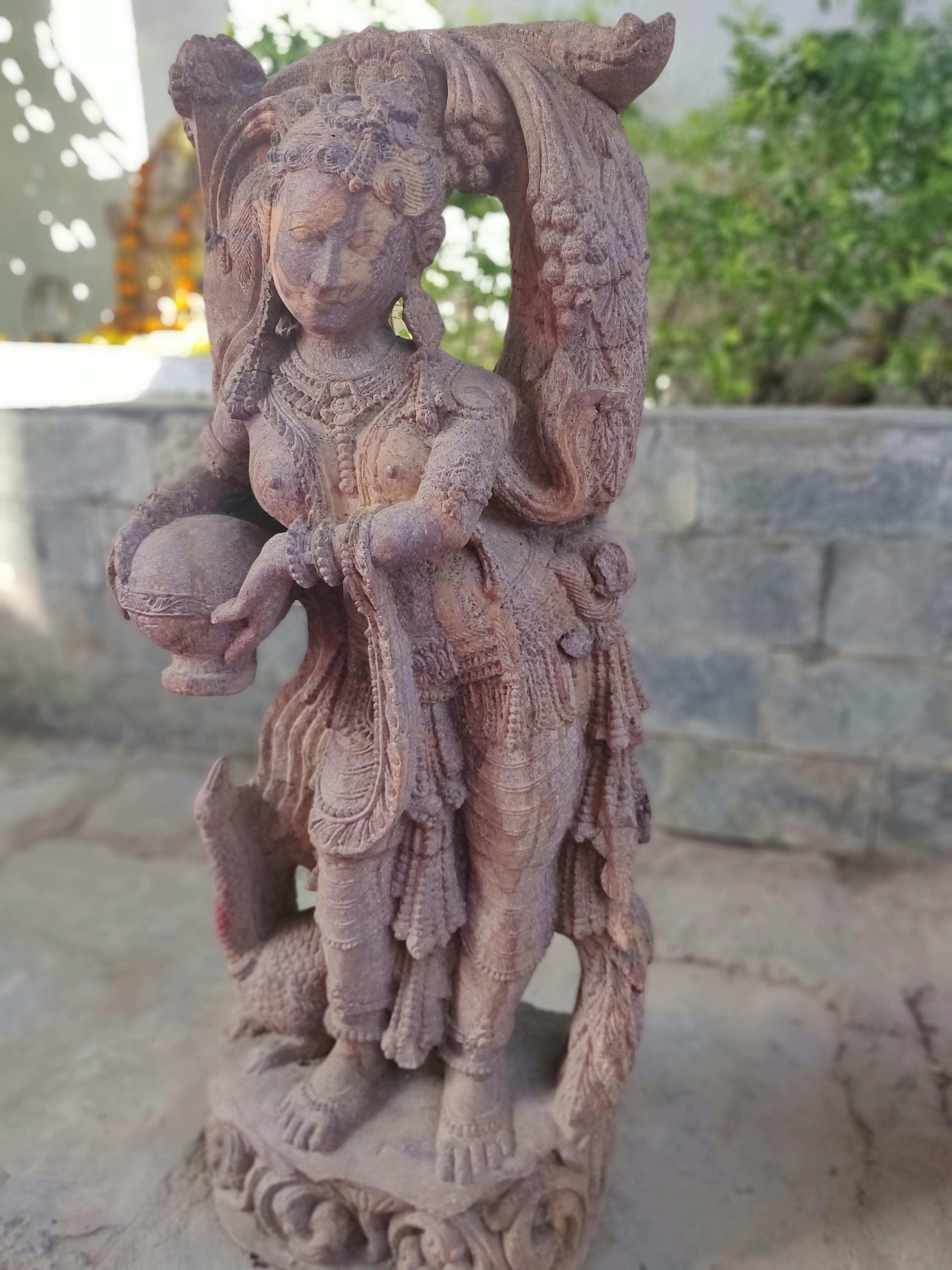 Free stock photo of artifacts, goddess, indian architectural statue