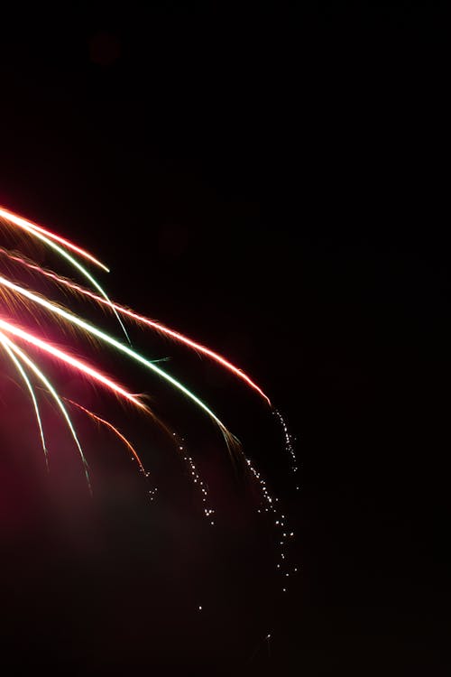 Free stock photo of dark, fireworks, flare