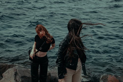 Two Women by a Sea