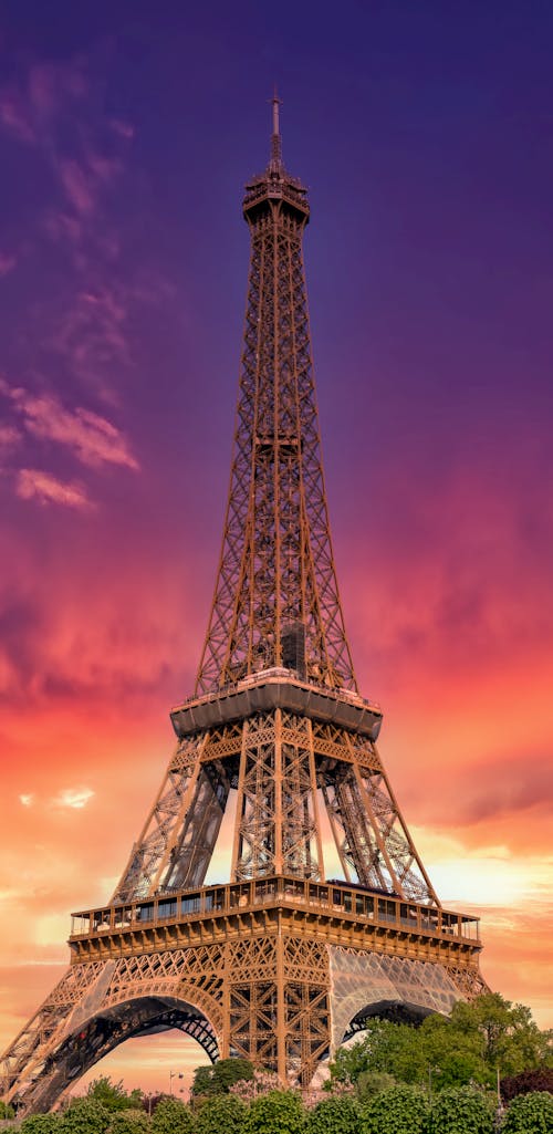 Foto stok gratis landmark nasional, menara Eiffel, Paris