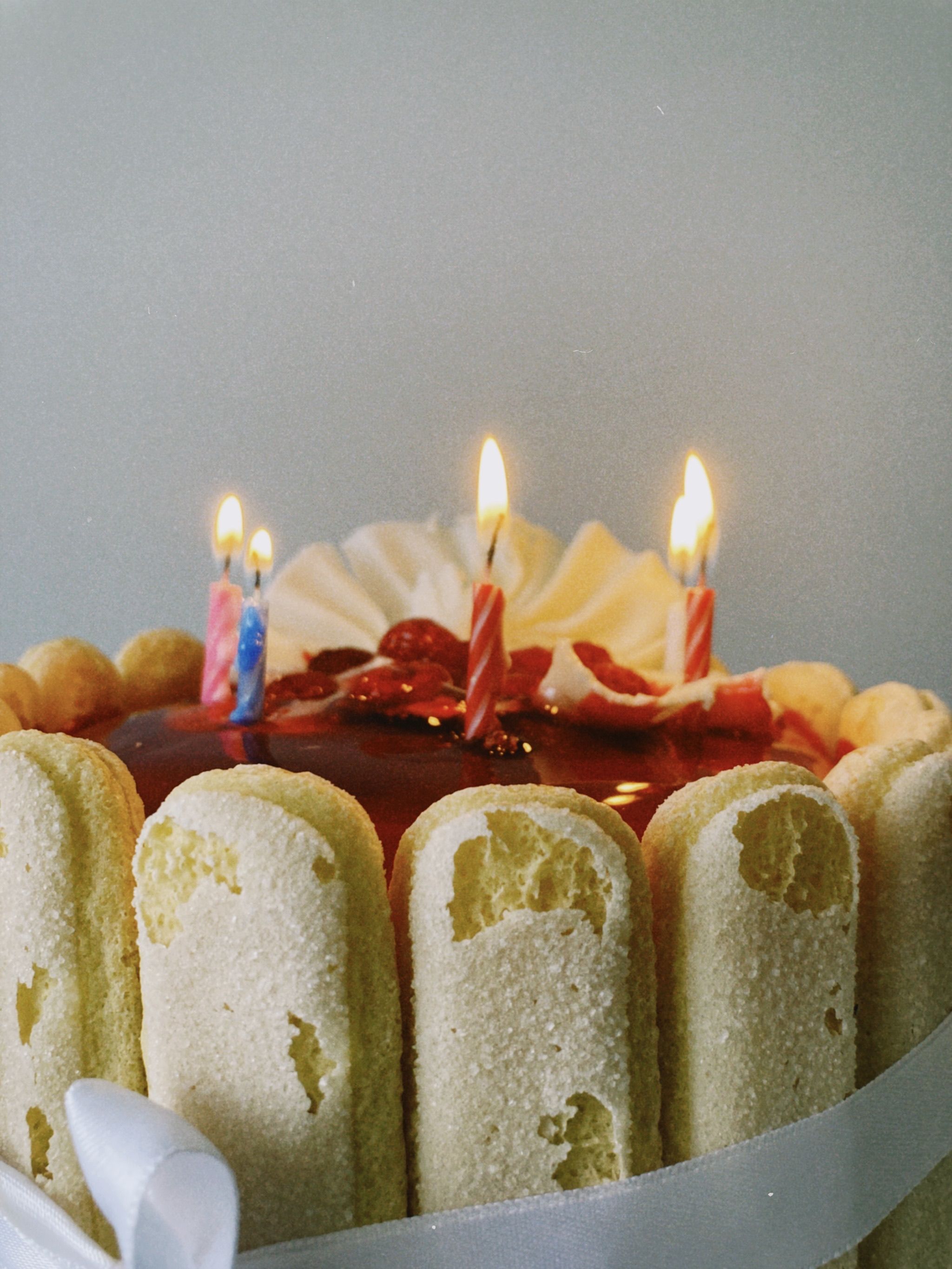 Photo Of White Cake With Candles On Top · Free Stock Photo