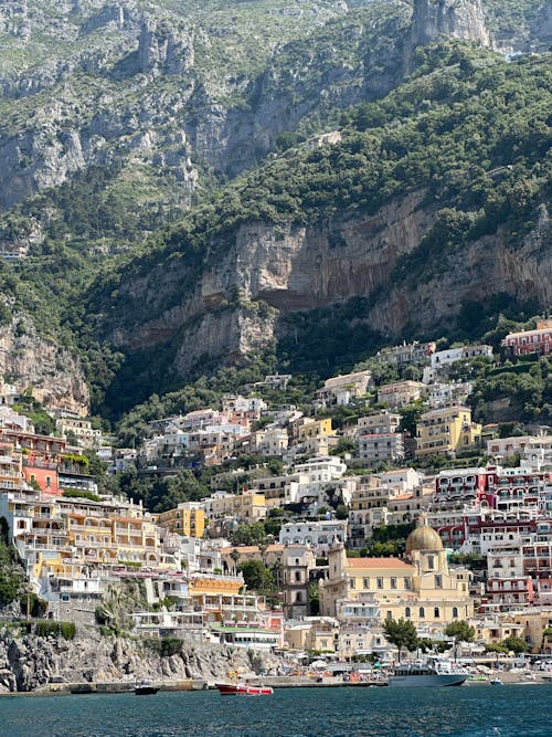 Town in Amalfi Coast in Italy 