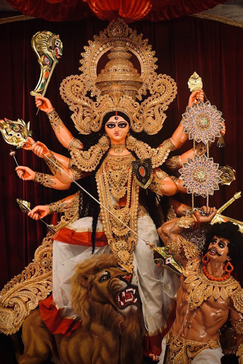 Ornamented Durga Statue