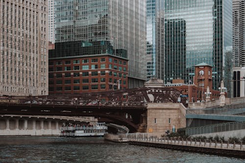 Vintage Bridge in Chicago