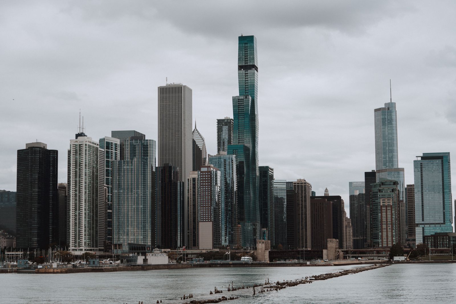 U.S. city skyline