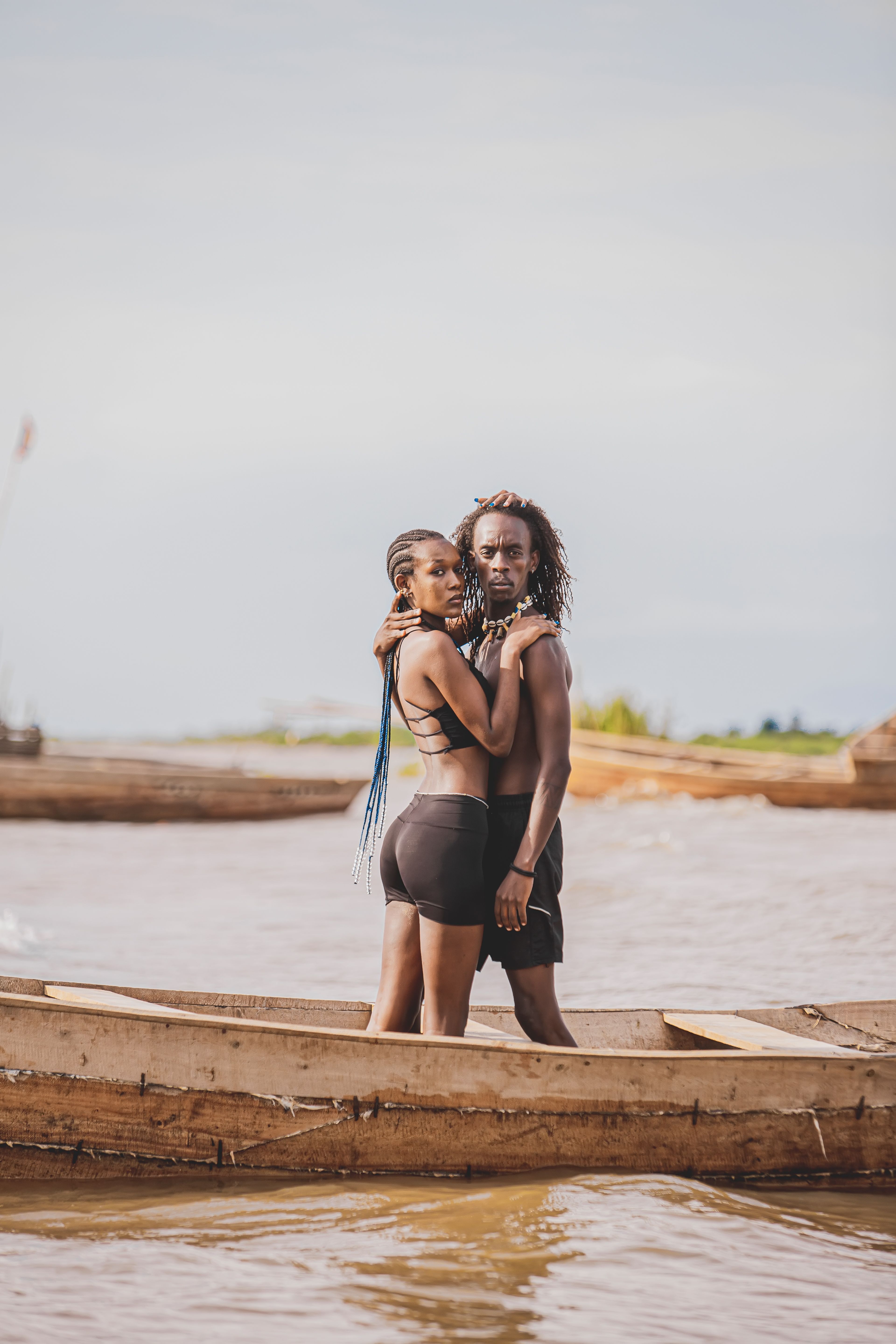 Couple Hugging on Boat · Free Stock Photo