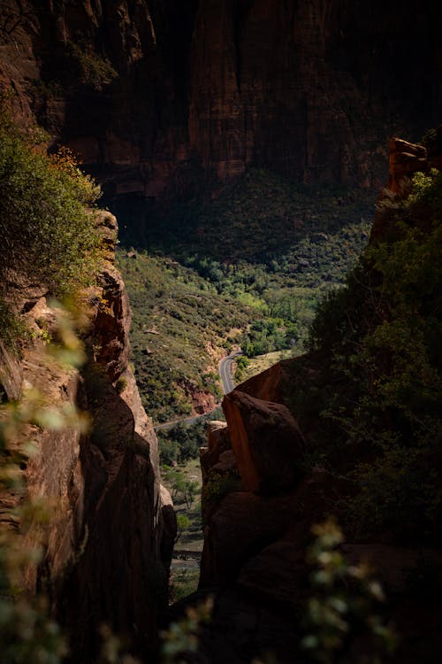 Free Rock Formations of Zion National Park Stock Photo