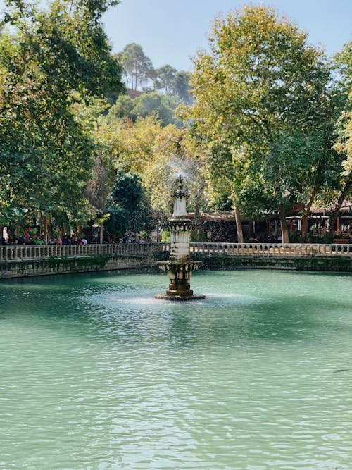 A Fountain in a Park
