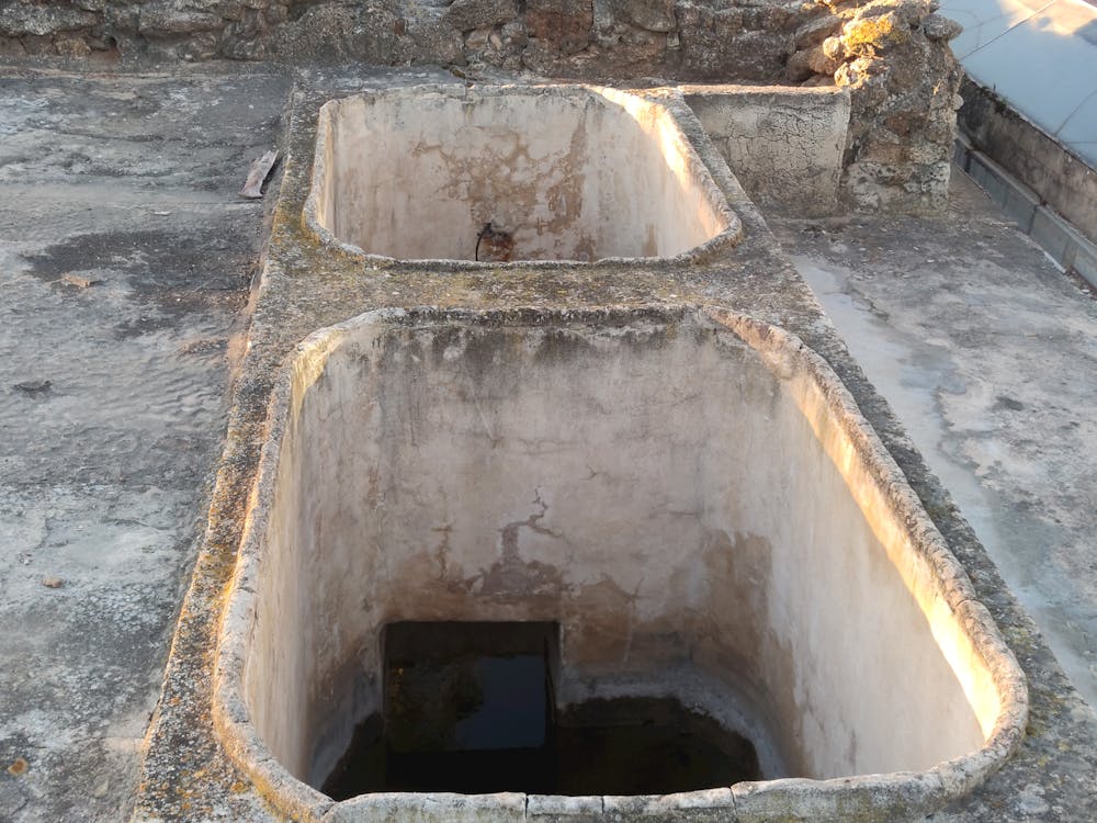 villa romana en el interior de la zona franca de Cádiz