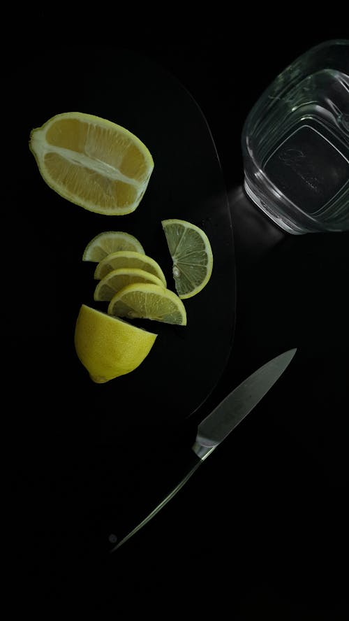 Slices of Lemon and Water