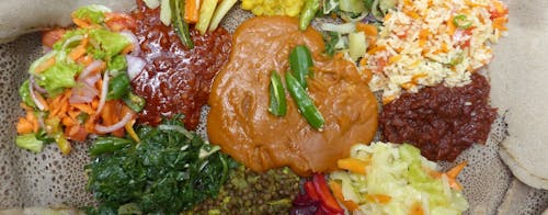 Ethiopian Cuisine - Panoramic