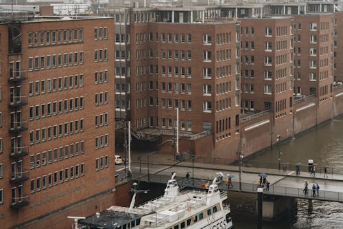 Ingyenes stockfotó csatorna, épületek, Hamburg témában