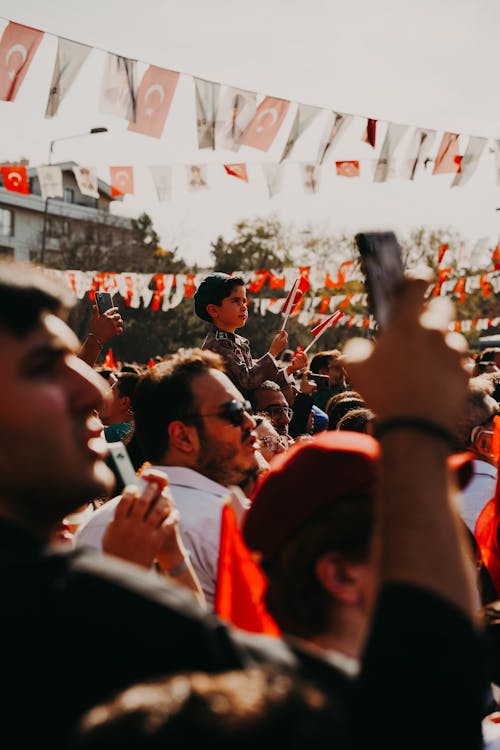 Foto profissional grátis de amontoado, ancara, bandeiras turcas