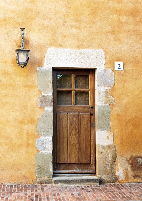 Old Wooden Door to House