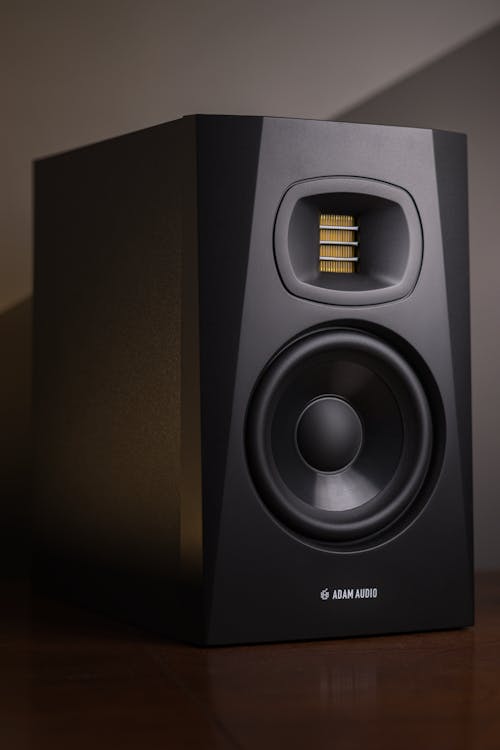 Close up of Black Loudspeaker