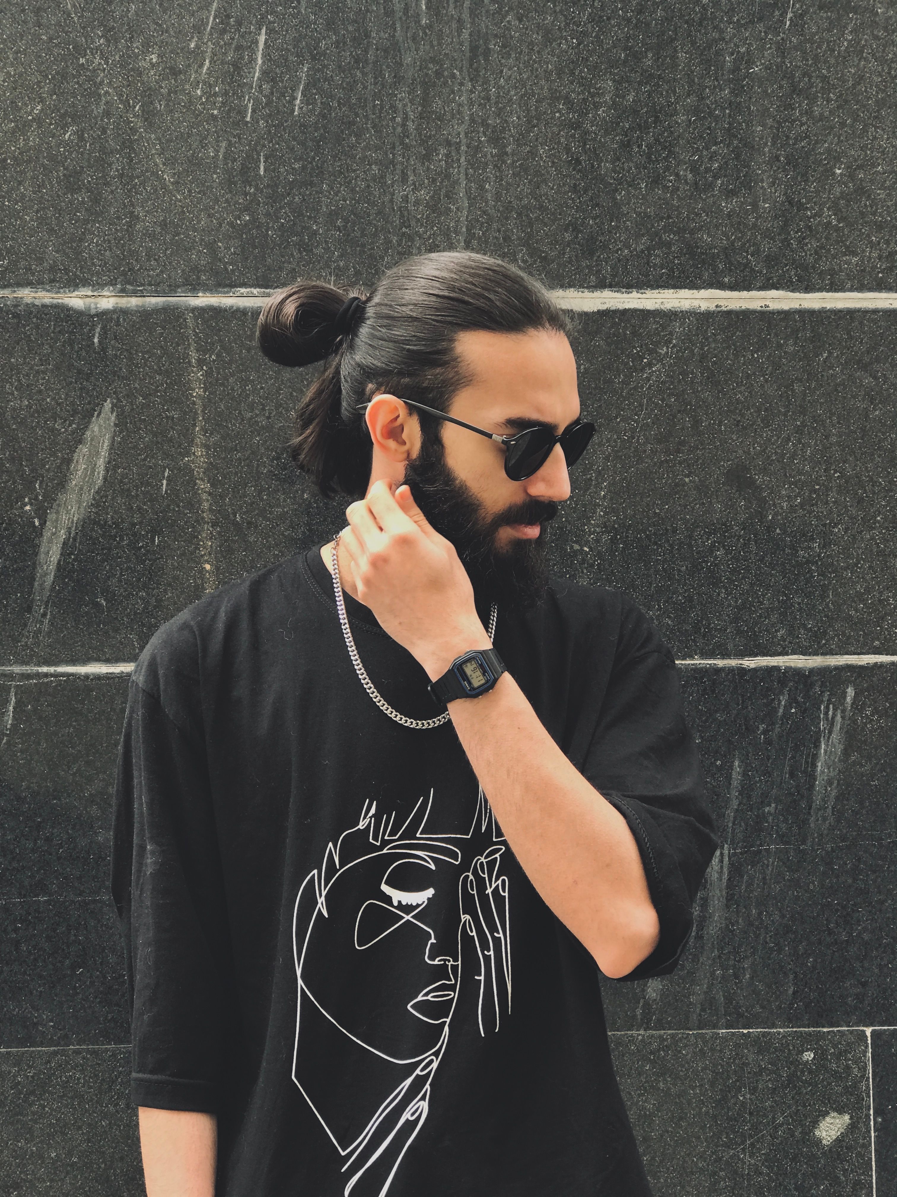 Camiseta Preta Estampada