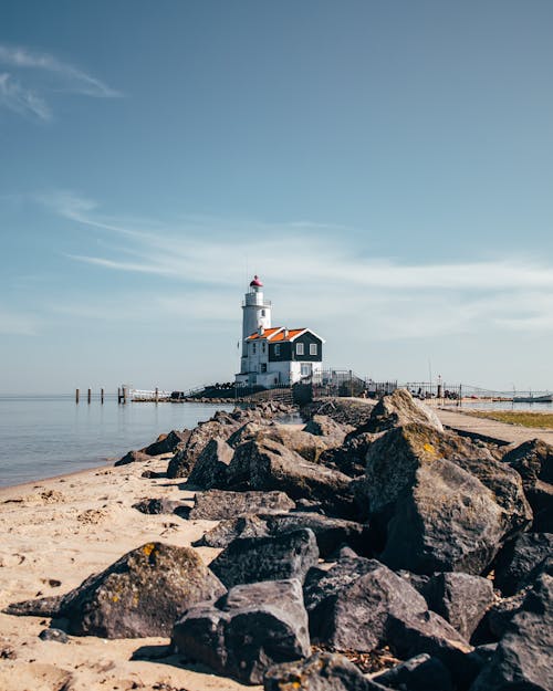 Gratis arkivbilde med fyr, kystlinje, landemerke