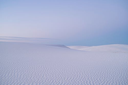 Ripples in White Sand Desert