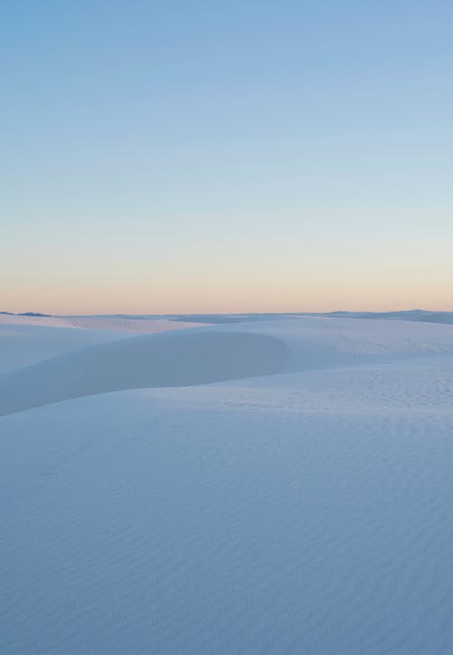 Free White Sand at Dawn Stock Photo