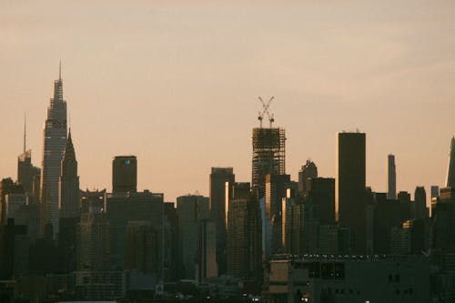 Skyline of Midtown Manhattan at Dusk