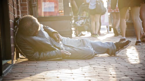 Free stock photo of homeless