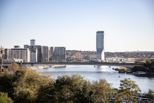 Danube and Belgrade Tower behind