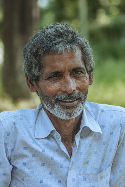 Portrait of a street vendor.