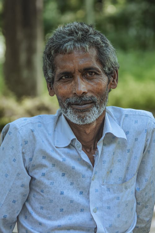 Portrait of a street vendor.