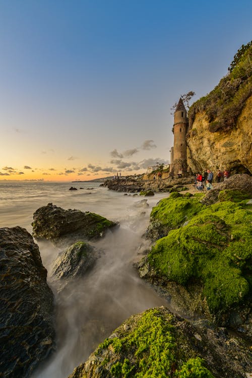 Free stock photo of blue sky, coast, dawn