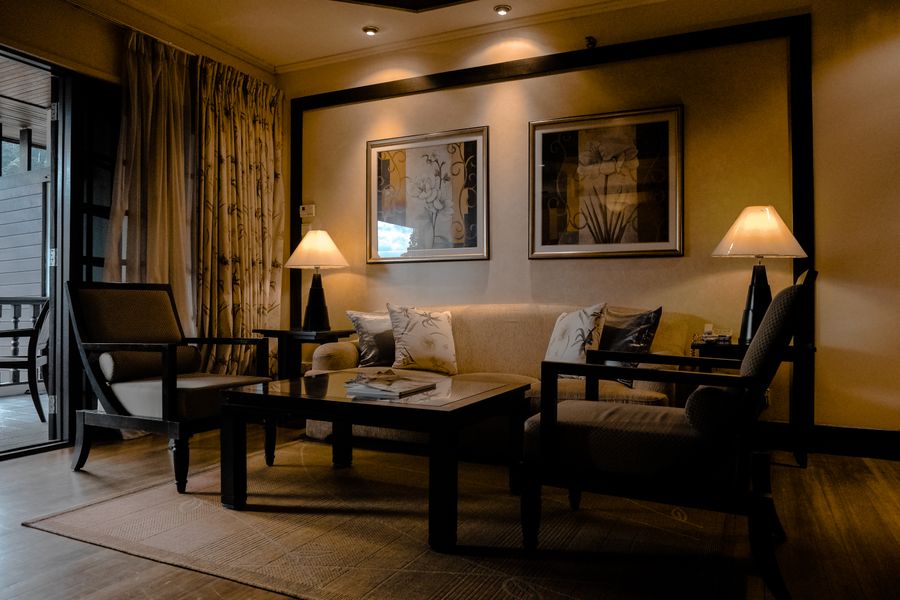 Luxury hotel room