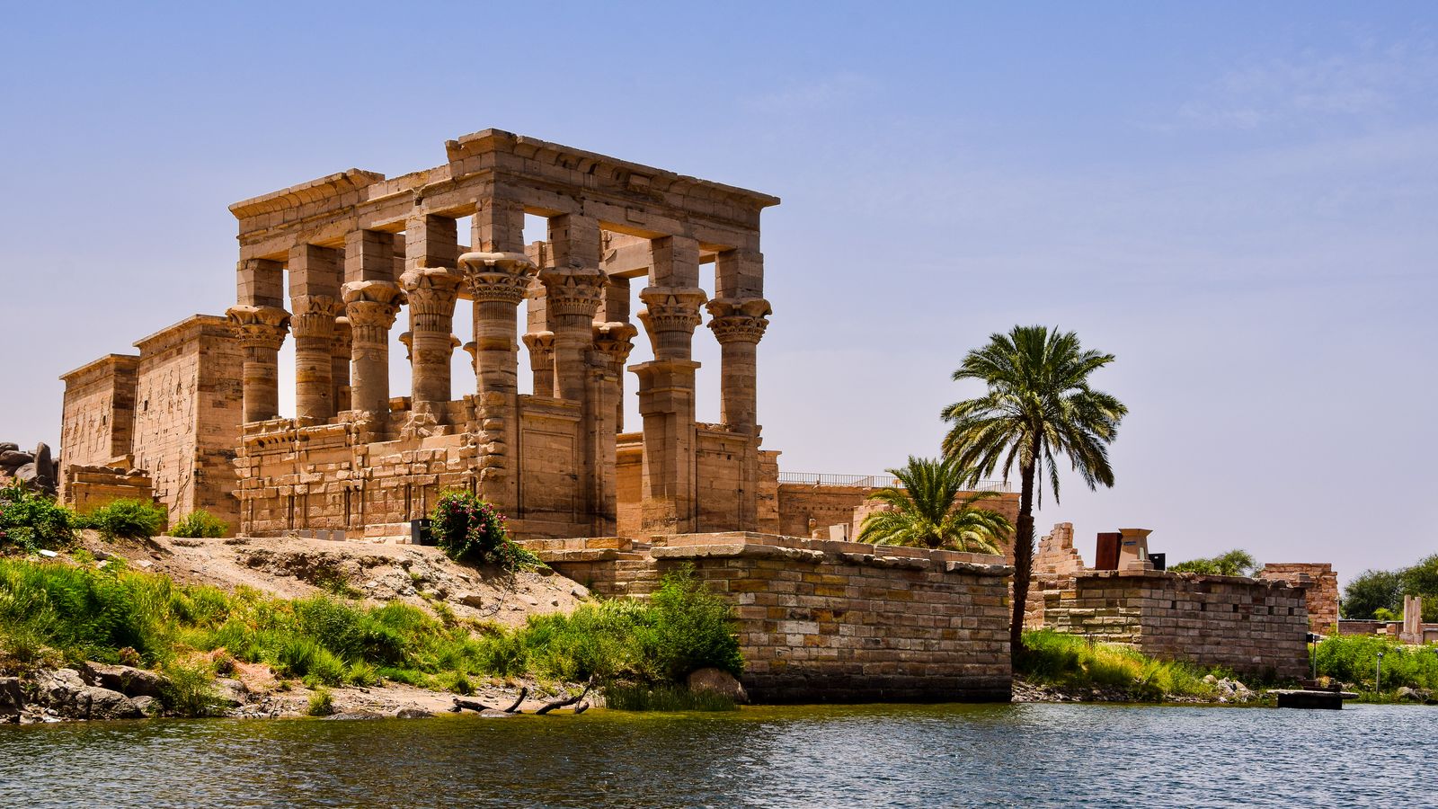 Ancient temple in egypt, Sudan