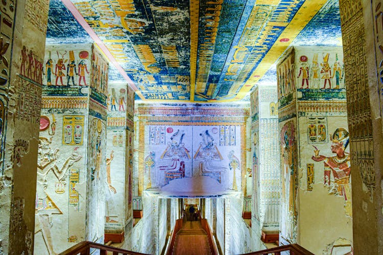 Hallway In Valley Of Kings In Egypt