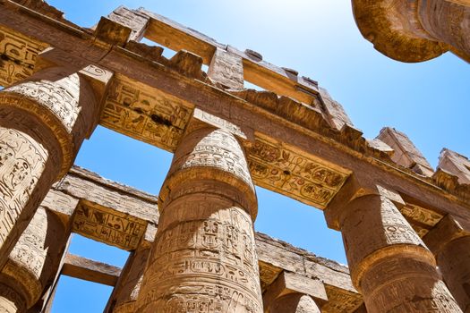 Hypostyle Hall in Luxor, Egypt