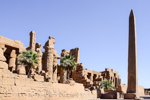 卡纳克神庙建筑群, 古老的, 埃及 的 免费素材图片