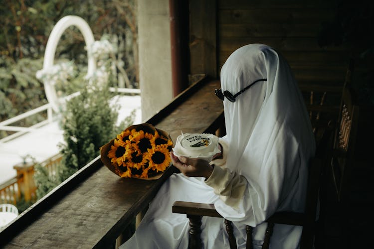 Ghost Celebrating Birthday