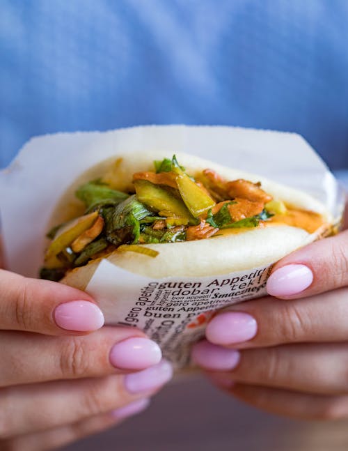 Free Buns With Vegetable Stock Photo