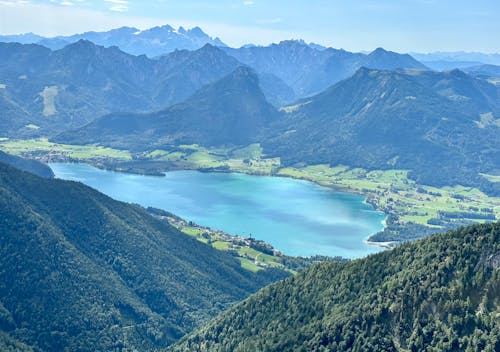 คลังภาพถ่ายฟรี ของ ทะเลสาบภูเขา, ทะเลสาบสีฟ้า, ภูมิทัศน์ภูเขา