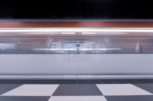 Blurred Metro Train