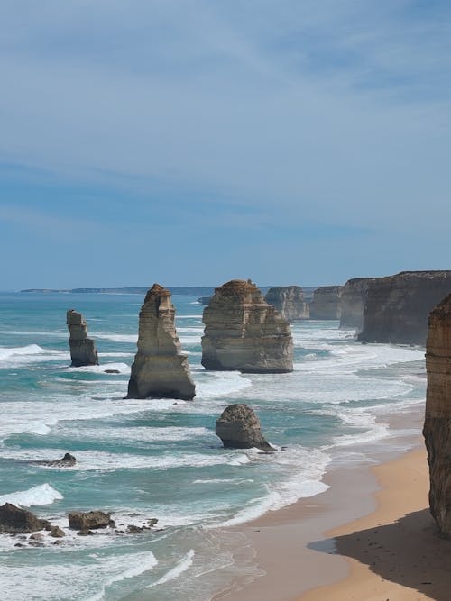 Rock Formations on Sea Shore