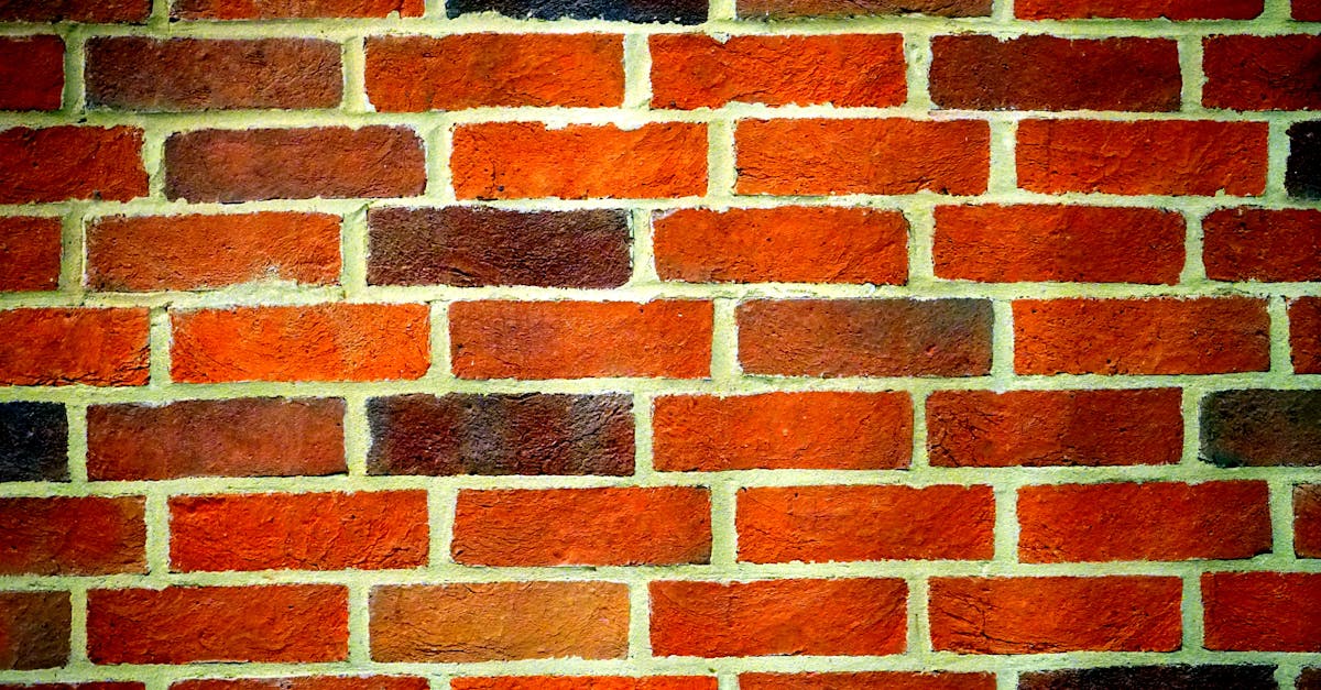 Landscape Photography of Orange Brick Wall