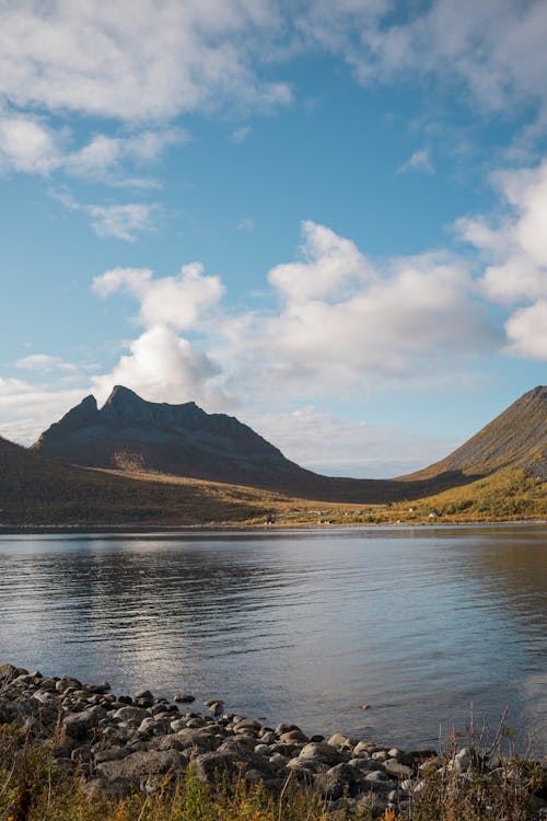 Lake and Hill behind