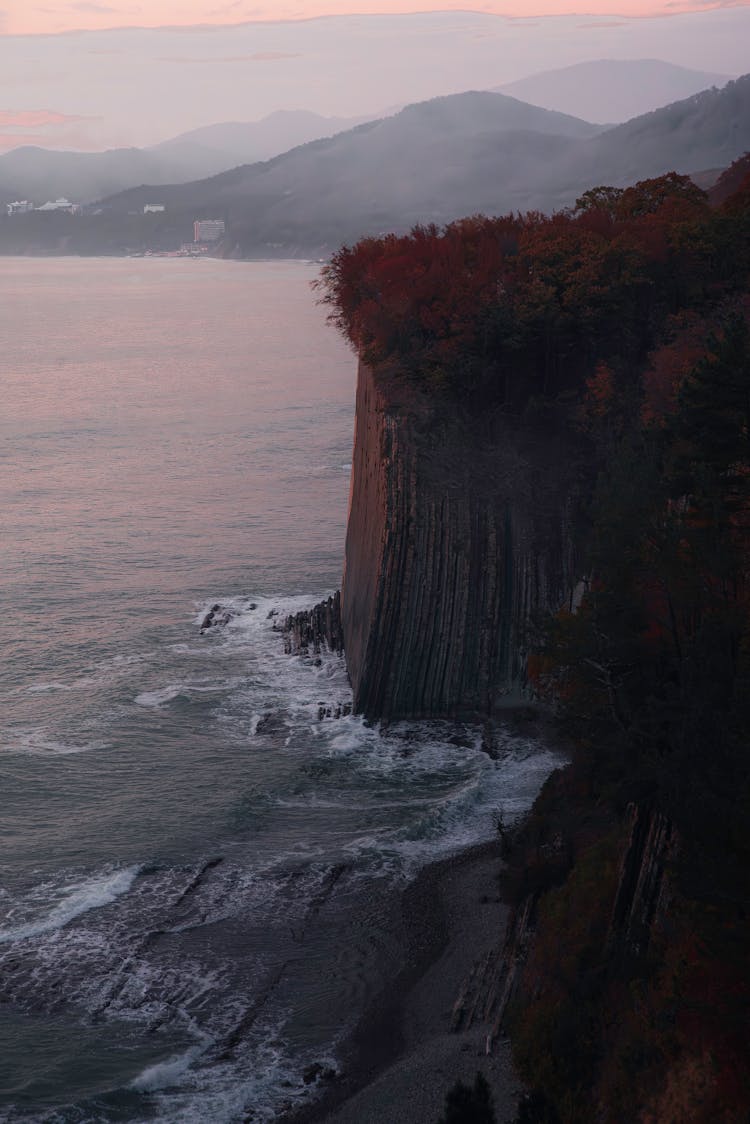 Cliff At Dawn