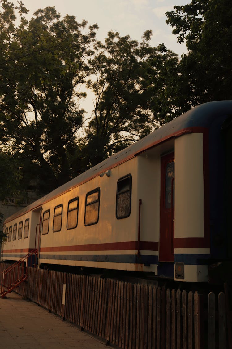 White Train Wagon