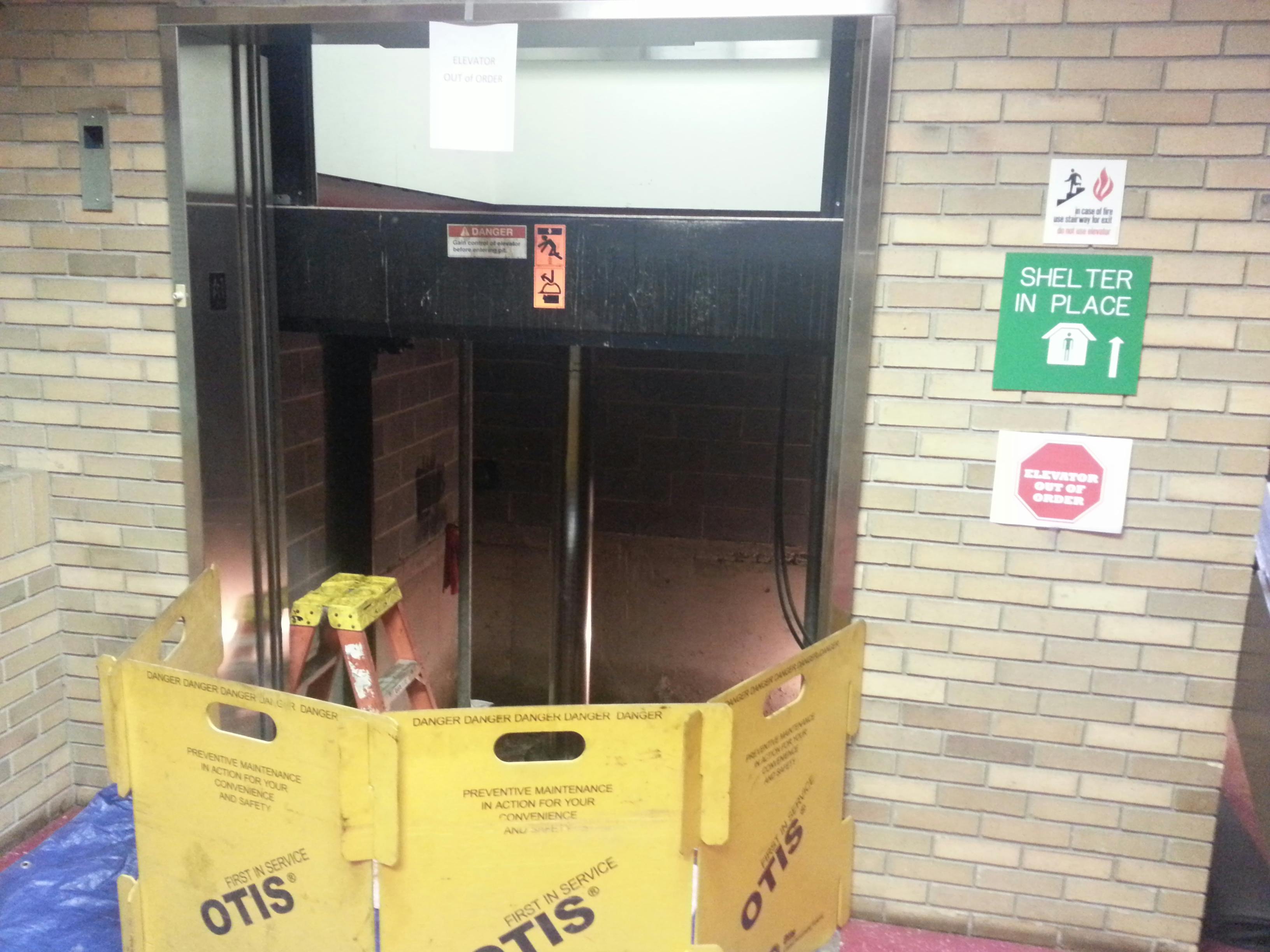 Free Stock Photo Of Broken Elevator Otis