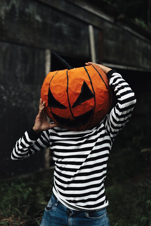 かぼちゃの頭, コスチューム, ハロウィンの無料の写真素材