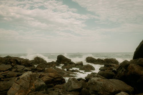 Rocks on Seashore