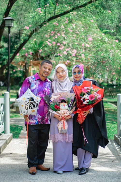 Mother and Father with Graduate Daughter