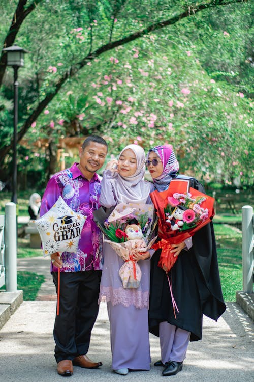 Mother and Father with Graduate Daughter