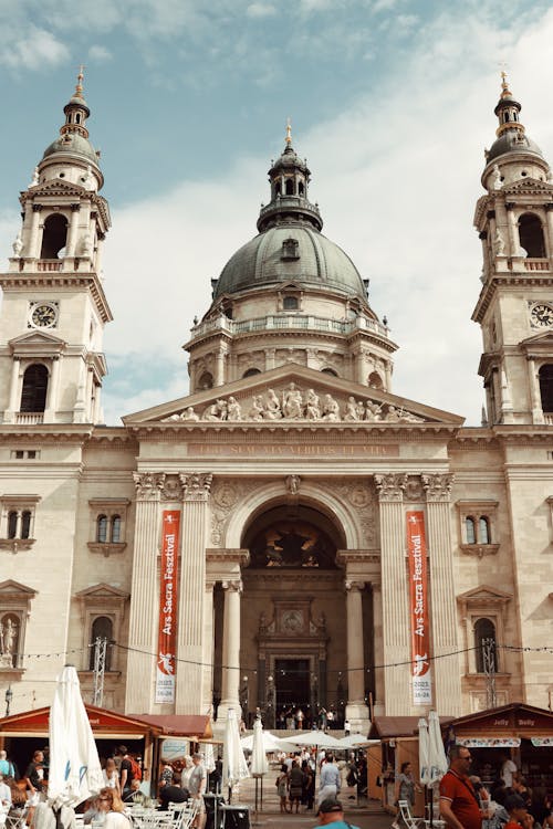 Neoclassical St. Stephens Basilica in Budapest, Hungary